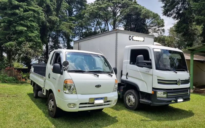 Flota de camiones de mudanza TRANSPA